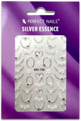 Perfect Nails Körömmatrica - Silver Essence - Perfect Nails (pen-PNDM137)
