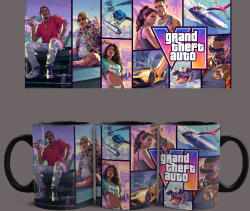  GTA VI bögre (Fekete)