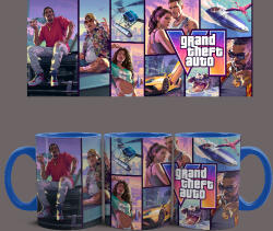  GTA VI bögre (Kék)