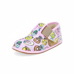 Pegres Papuci Barefoot pentru fete Pegres, BF01 Donut, roz - 27