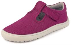 Protetika papuci fetițe barefoot KIRBY ROSA | încălțăminte pentru școală cu închidere Velcro | pantofi roz fără susținere a boltei cu talpă flexibilă - 28