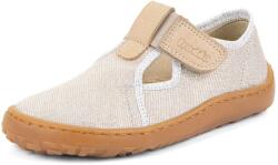 Froddo încălțăminte barefoot din pânză pentru fete CANVAS T-BAR GOLD SHINE G1700439-3 | Tenisi fără boltă cu talpă flexibilă - 33