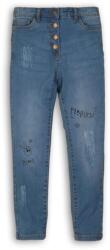 Minoti Pantaloni din denim pentru fete cu elastic, Minoti, Wilderness 7, albastru - 146/152 | 11/12let