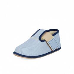 Pegres Papuci Barefoot pentru băieți Pegres, BF01 textil, albastru - 26