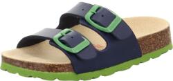 Superfit Papuci băieți din plută Superfit FOOTBAD Blue/Green 1-800111-8210 - 30