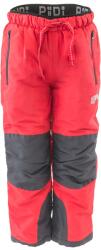 PIDILIDI pantaloni sport în aer liber, căptușit cu fleece, Pidilidi, PD1121-08, roșu - 128 | 8let