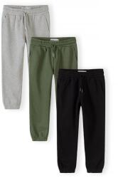 Minoti Pantaloni de trening slim-fit cu talie elastică și șnur, set 3 buc. Minoti 29FLEECE285 - 140/146 | 10/11let