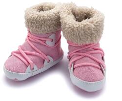 Pidilidi Botine de iarnă pentru sugari, Pidilidi, PD0560-03, roz - 62/68 | 3-6m