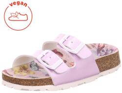 Superfit Papuci din plută pentru fete Superfit FOOTBAD Black 1-800111-8530 | papuci ortopedici cu susținerea boltei | încălțăminte pentru școală și acasă cu branț anatomic - 38