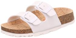 Superfit papuci din plută pentru copii FOOTBAD White 1-800111-1180 | încălțăminte sănătoasă cu suport pentru arcada piciorului | pantofi pentru școală și acasă cu talpă anatomică - 30