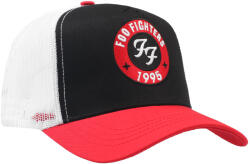 ROCK OFF șapcă trucker Foo Fighters - 1995 Emblem - negru/roșu/alb - ROCK OFF - FOOMBCAP11BRW