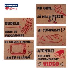 Heinner Covoras Intrare Cocos 60x40 Cm, Fun, Heinner Home (hr-mtc-fun) - Technodepo Pres
