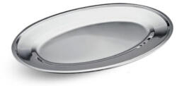 Victor V155-16 rozsdamentes ovális tálca, 16" (40 cm), Fényes ezüst (V155-16)