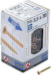BGS Diy Univerzális csavarok | csillag PZ2 | 3, 5 x 30 mm | 200 db (88041)
