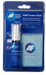 AF Tisztítófolyadék, érintőkijelzőhöz, mikroszálas kendővel, 25 ml, AF "Multi Screen-Clene" 1 készlet (XMCA25MF)