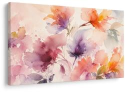 Dovido Tablou flori acuarelate în tonuri pastelate - 60x40