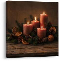 Dovido Tablou decorațiune de Advent cu lumânări - 70x70