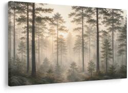 Dovido Tablou pădure în aburul dimineții - 120x80