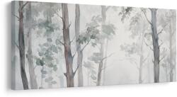 Dovido Tablou ceață delicată printre copaci - 60x30