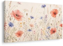 Dovido Tablou flori de câmp cu maci - 90x60