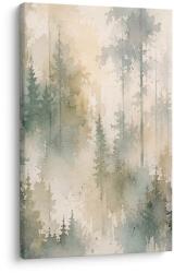 Dovido Tablou pădure liniștită în ceață fină - 100x150