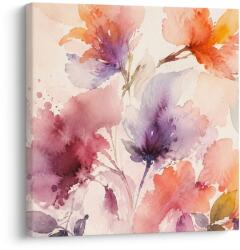 Dovido Tablou flori delicate în acuarelă - 70x70