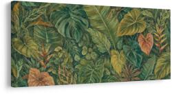 Dovido Tablou compoziție botanică cu frunze tropicale - 100x50