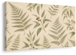 Dovido Tablou botanică delicată cu ferigi și frunze - 40x30