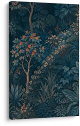 Dovido Tablou pădure botanică întunecată cu flori - 60x90