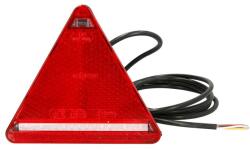 WAŚ Lampa Stop Spate Stanga Led 12/24v Rosu Triunghiular (323W68L)