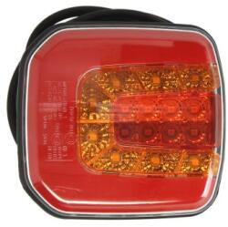 WAŚ Lampa Stop Spate Dreapta/Stanga Led 12/24v cu Semnalizare cu Lumini Frana Lumini Parcare/Pozitie cu Iluminare Numar (1088W145)