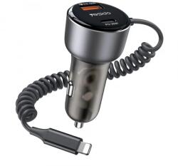 Yesido Y57 încărcător, 50W, 1 x USB-A, 1 x USB-C, Negru