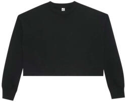 Lane Seven LS88004 WOMENS RELAXED CROP CREWNECK (ls88004bl-xl)
