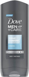 Dove Tusfürdő Clean Comfort Body And Face Wash 400 ml