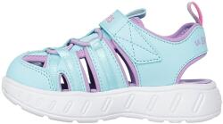 Skechers Skechers, Play Scene tépőzáras szandál, Türkiz, Rózsaszín, 25 EU (303162N-TQLV-25)