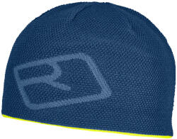 Ortovox Merino Logo Knit Beanie sapka kék/fehér