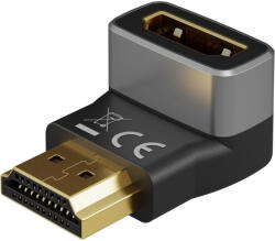 Goobay HDMI 90 fokos fordító 8K 60Hz adapter (72011) (72011)