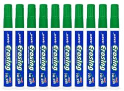 PROCART 10 db fehér táblaszöveg zöld, 2.8 mm kerek hegyű, pontos és tiszta írású, Dry Erase (767825VERDE)