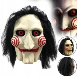  Thematys Saw Jigsaw Halloween Maszk, Ijesztő Latex Teljes Fej Maszk (Maska na Halloween)