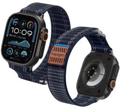 Spigen WBF0 curea Apple Watch, textil reglabil, Bleumarin (AMP10143) (AMP10143)
