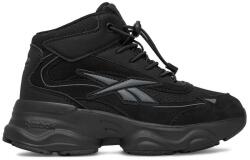 Reebok Reebok, hálós gyerekcipő rátétekkel, vastag talp, elasztikus fűző stopperrel, Fekete, 32 EU (5907964540397_32)