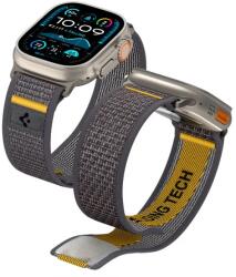 Spigen Athlex Air Strap szíj Spigen for Apple Watch 49mm/46mm/45mm/44mm, textil, tépőzáras, Aktív szürke (AMP09034) (AMP09034)