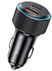YESIDO Y60 töltő, 38W, 3A, Fekete