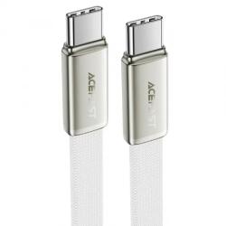 ACEFAST C24-03 kábel, 60W gyorstöltés, 1, 2m, Fehér