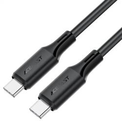 ACEFAST C17-03 kábel USB-C-USB-C, 60W, 1, 2 m, Fekete