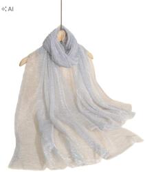 Shein Ezüst Fényes Sál S07__160CM