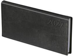 TopTimer Agendă de buzunar TOPTIMER Traditional T030, format orizontal, alb, cu pagini negre, 2027 (T030T-003)