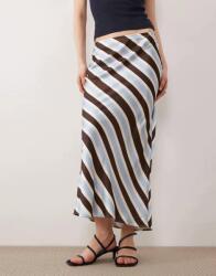 New Look Csíkos Szatén Maxi Szoknya B25__XL