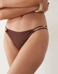 MANGO Barna Bikinialsó Kivágással B23__M