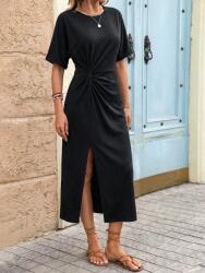 Shein Fekete MIDI Ruha Kivágás S06__L